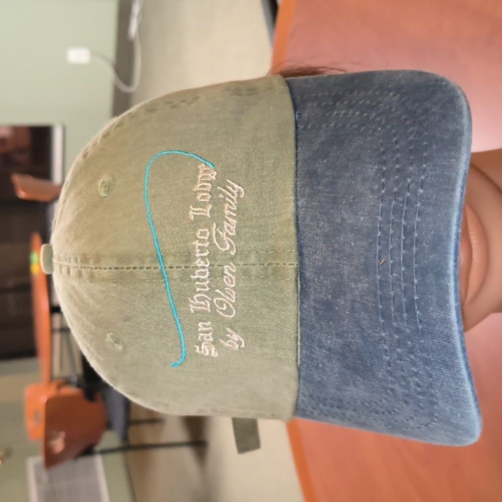 San Huberto Lodge by Ober Family Embroidered Strapback Hat Cap